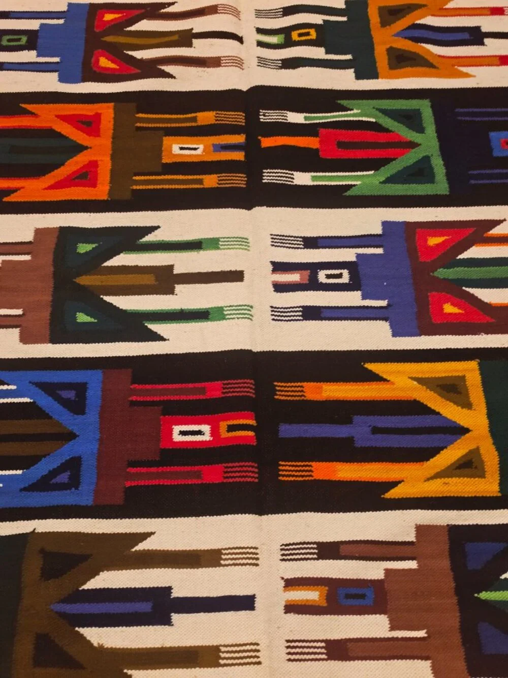 Handmade andean woven